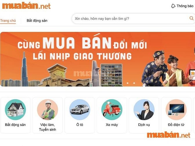 Mua bán nhà uy tín tại Muaban.net