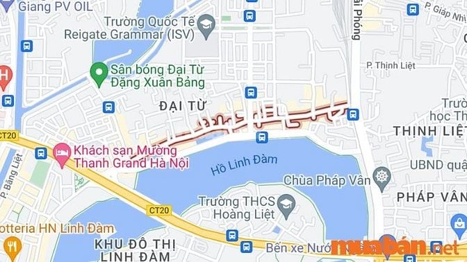 Vị trí đường Đại Từ, Hoàng Mai, Hà Nội