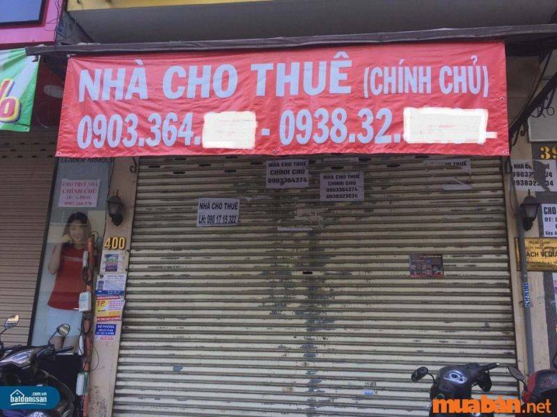 Cho thuê nhà nếu không có nhu cầu sử dụng