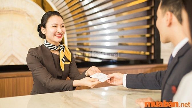 Công việc lễ tân tuyển dụng rất nhiều vị trí nữ