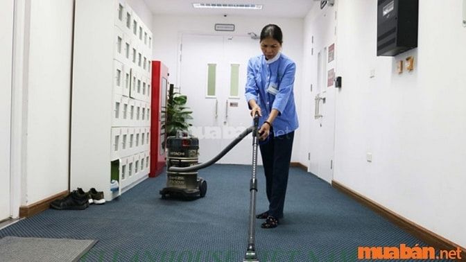 Công việc cơ bản của tập vụ là dọn dẹp, vệ sinh sạch sẽ 