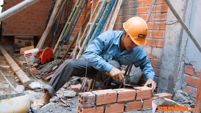 Việc làm thợ hồ, phụ hồ chỉ cần có CMND, nhận việc làm ngay