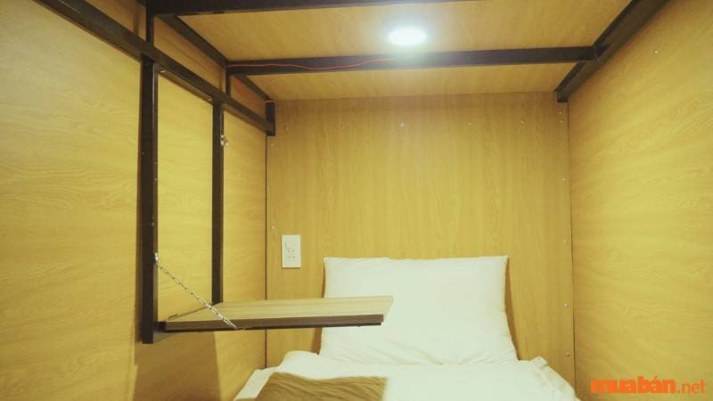 Sleepbox cung cấp một không gian nhỏ gọn và tiện lợi để nghỉ ngơi trong thời gian ngắn