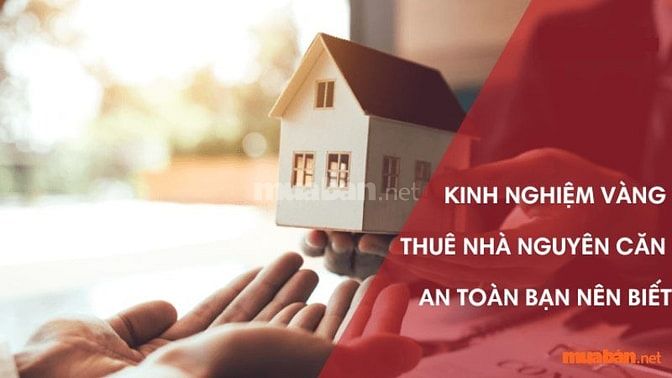 4 kinh nghiệm vàng khi đi thuê nhà nguyên căn