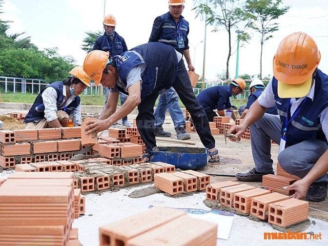 Nhu cầu lớn về lao động trong ngành xây dựng