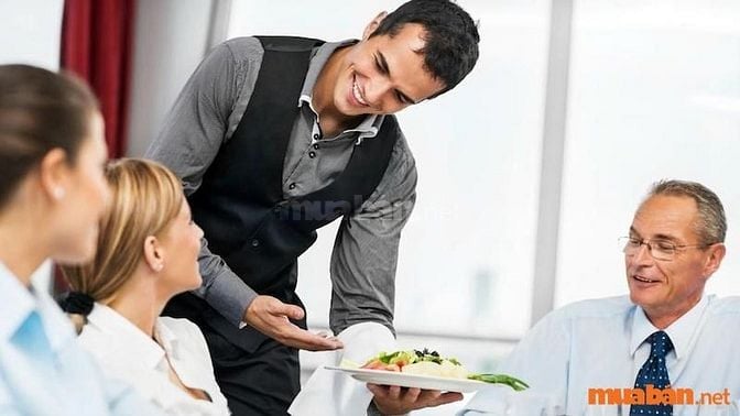 Việc làm nhân viên chạy bàn cho nhà hàng hoặc các bữa tiệc 