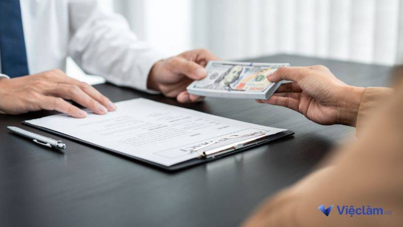  Mức lương cho vị trí công tác viên bán hàng