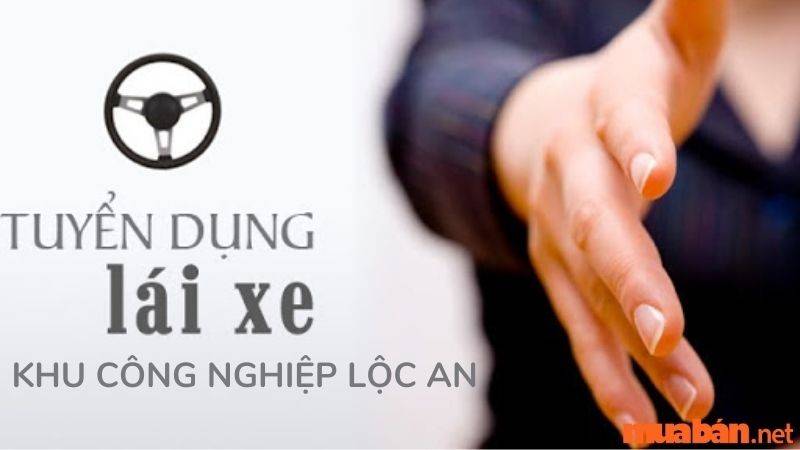 Tuyển tài xế khu công nghiệp Lộc An, Đồng Nai lương cao, uy tín