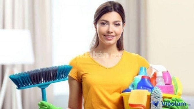 Giúp việc theo giờ cần làm các công việc dọn dẹp, chăm sóc