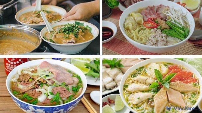 Buổi sáng ở Việt Nam có nhiều món ăn đa dạng