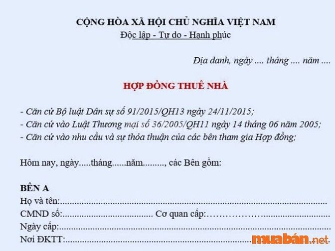 Đọc kỹ hợp đồng thuê nhà