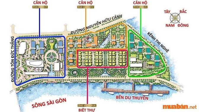 Quy mô căn hộ Golden River Ba Son