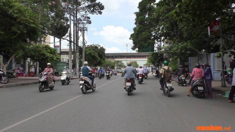 Tuyến đường Nơ Trang Long thông thoáng