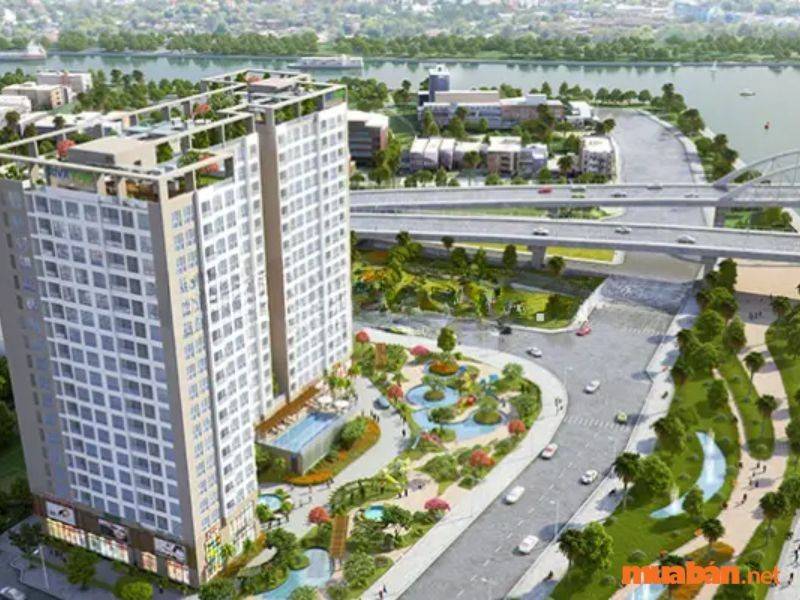 Riva Park có vị trí đắc địa, giao thông