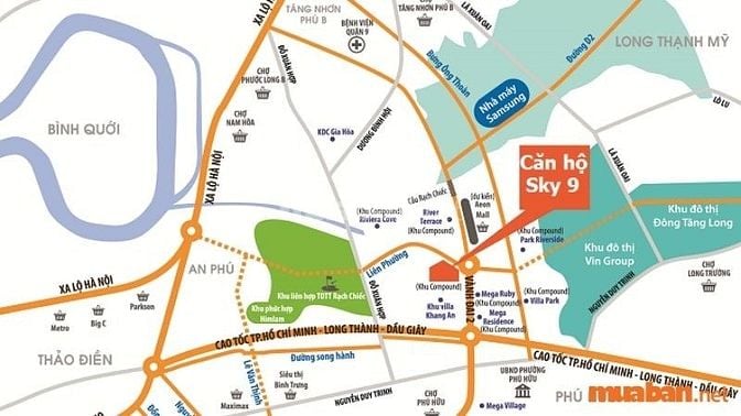 Hình ảnh dự án chung cư Sky 9