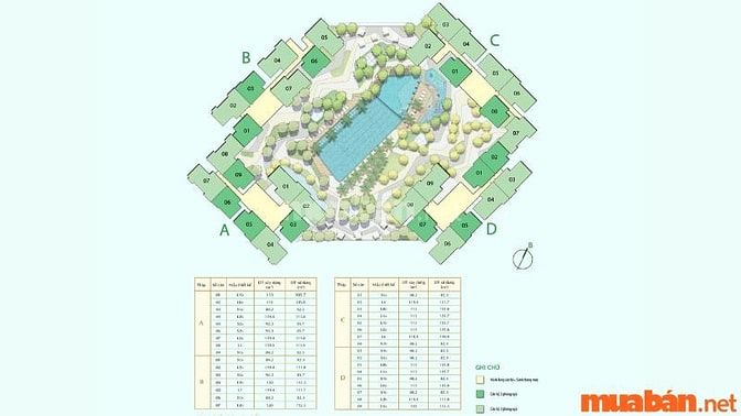 Bản vẽ bố trí căn hộ tại Sadora Bản vẽ bố trí căn hộ tại Sadora