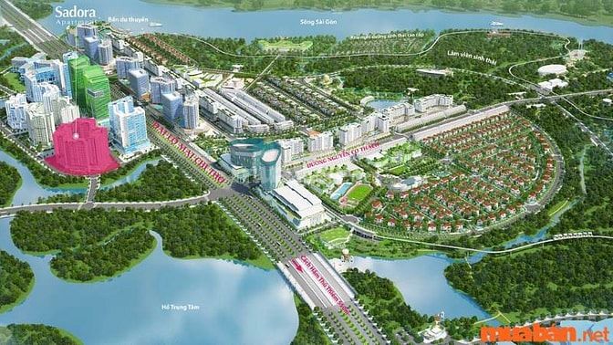 Toàn cảnh khu Thủ Thiêm quận 2 Toàn cảnh khu Thủ Thiêm quận 2