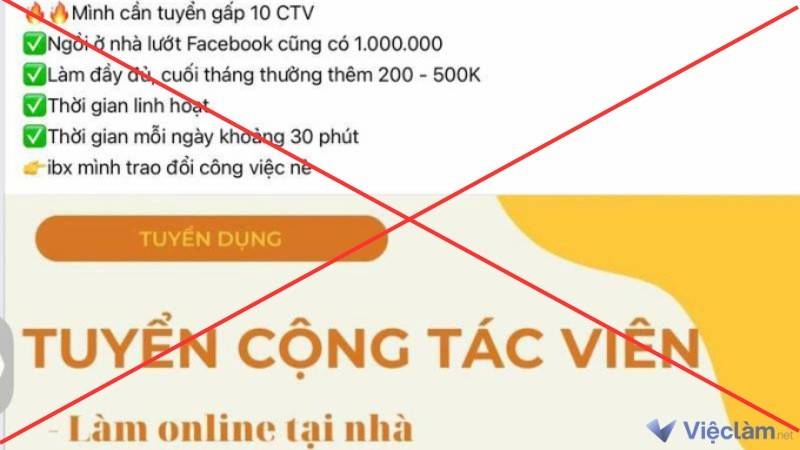 Cẩn thận với “việc nhẹ - lương cao”