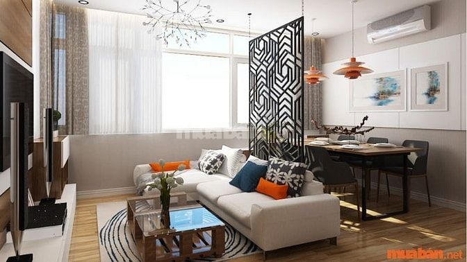 Thiết kế căn hộ chung cư Diamond Riverside hiện đại