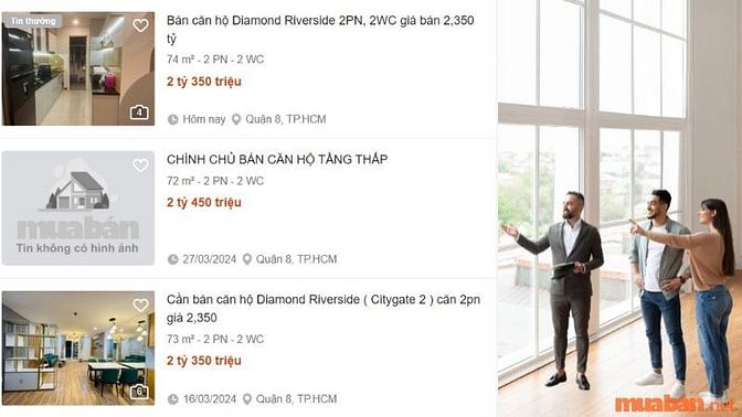 Mua bán căn hộ Diamond Riverside trên Muaban.net