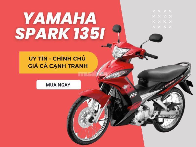 Mua xe Yamaha Spark 135i chính chủ, giá cả cạnh tranh tại Muaban.net