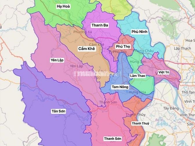 Huyện Phù Ninh sở hữu vị trí đắc địa