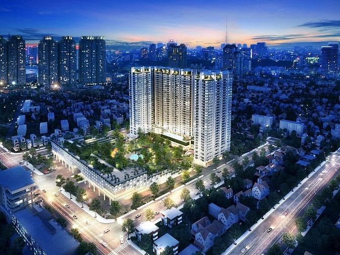 Là khu vực có cơ sở hạ tầng phát triển, mật độ xe thông thoáng 