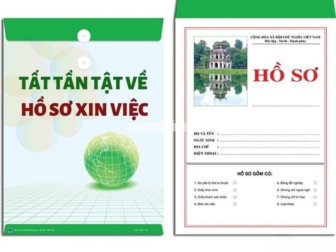 Chuẩn bị hồ sơ xin việc đầy đủ