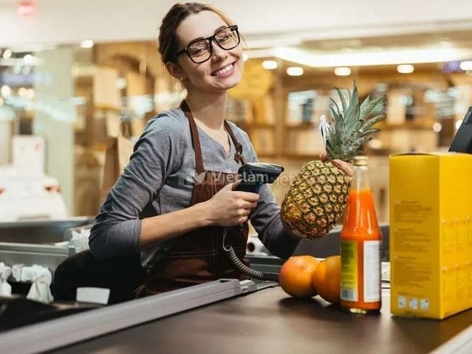 Nhân viên bán hàng tại các siêu thị Cần Thơ 