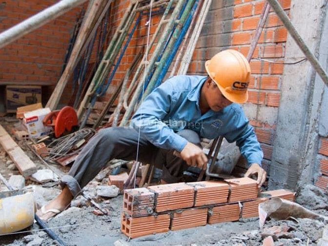 Nhu cầu tuyển dụng thợ hồ phụ hồ tại Quận 2 