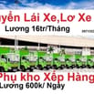 LÂM ĐỒNG cần tuyển : Tài xế - Phụ xe - Phụ Kho lương cao