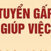 Cần tuyển nữ giúp việc nhà theo giờ, làm việc tại Quận 8
