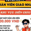 [Diễn Châu/Nam Đàn] Tuyển 5 Giao Hàng Thu Nhập Lên Đến 15 Triệu/Tháng
