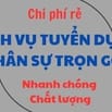 EM NHẬN TUYỂN DỤNG - CUNG ỨNG NHÂN SỰ.