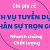 EM NHẬN TUYỂN DỤNG - CUNG ỨNG NHÂN SỰ 