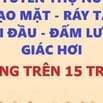 Tuyển thợ nữ cạo mặt, ráy tai, gội đầu, đấm lưng, làm ăn chia 5/5