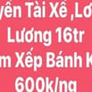 Siêu Thị Bách Hóa Tuyển Nhân Viên Lơ Xe, LĐPT Xếp Bánh Kẹo Lương 18tr