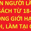 Cần tìm 1 người làm sổ sách kế toán từ 18->21H tối không giới hạn tuổi