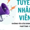 Việc làm thêm tại Phú Nhuận- Việc làm bán hàng ưu tiên nữ