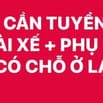 Công ty vận tải Tiến Đạt tuyển tài xế, phụ xe có kinh nghiệm 