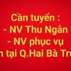 Tuyển nhân viên phục vụ, nhân viên thu ngân