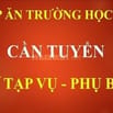 TUYỂN NỮ TẠP VỤ - PHỤ BẾP TẠI BẾP ĂN TRƯỜNG HỌC ĐƯỜNG HOÀNG QUỐC VIỆT.