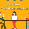 Tuyển nhân viên nữ hành chính nhân sự (không yêu cầu kinh nghiệm)