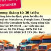 TUYỂN 03 TÀI XẾ FC - CHẠY XE CONT CẢNG - LƯƠNG BQ TỪ 30 TRIỆU/THÁNG