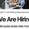 XI MĂNG BẠCH ĐẲNG TUYỂN DỤNG THỦ KHO