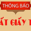 THÔNG BÁO MẤT GIẤY TỜ ĐĂNG KÝ XE MÁY NHÃN HIỆU YADEA