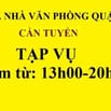 TÒA NHÀ VĂN PHÒNG QUẬN 1 TUYỂN TẠP VỤ 