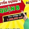 Quận 8 Đường Phạm Thế Hiển cần 2 chị tạp vụ làm tại cửa hàng 