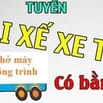 05 tài xế xe tải bằng c có kinh nghiệm, làm ca ngày/đêm