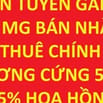 Tuyển gấp 10 mg bán nhà & cho thuê chính chủ, lương cứng 5tr + 75% HH
